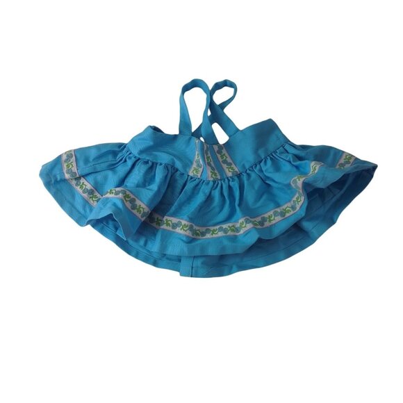 Unbranded Other - Unbranded Doll Clothes Skirk Overalls Outfit Blue